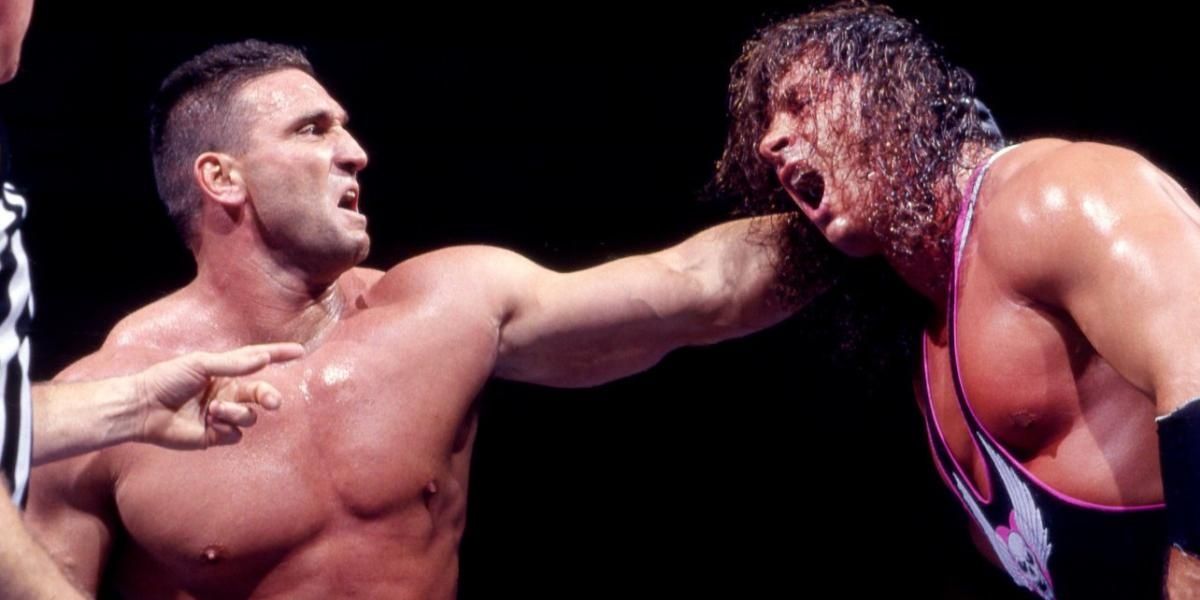 Bret Hart v Ken Shamrock Raw October 27, 1997 Cropped