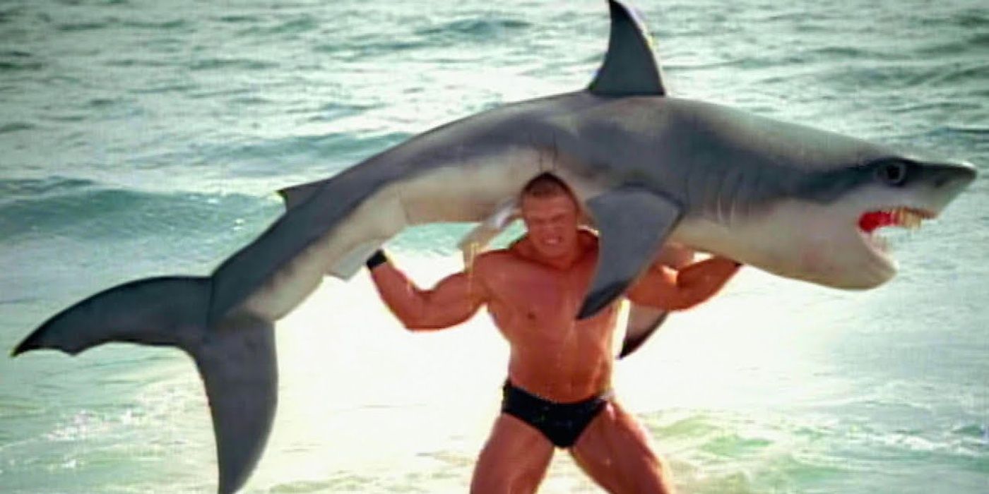 Brock Lesnar F5s A Shark  