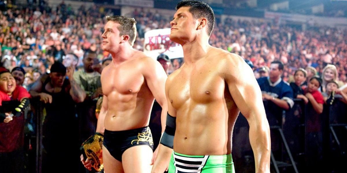 Cody Rhodes & World Tag Team Champions 1st Reign Cropped