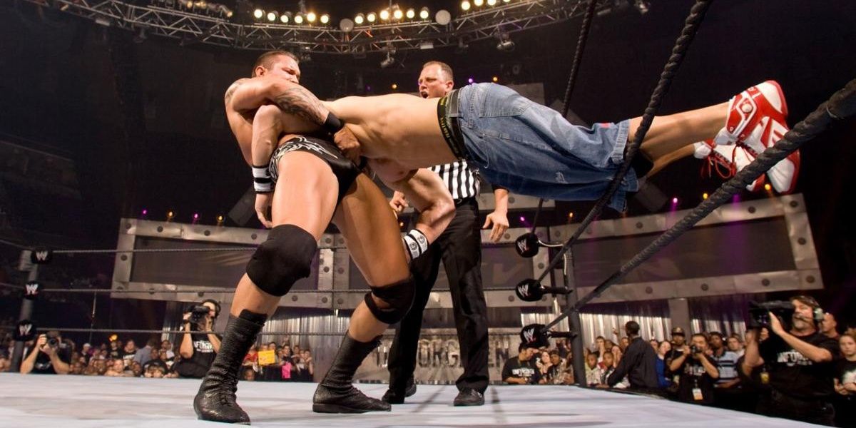 John Cena v Randy Orton Unforgiven 2007 Cropped