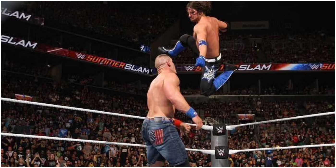 John Cena vs AJ Styles Summerslam 2016