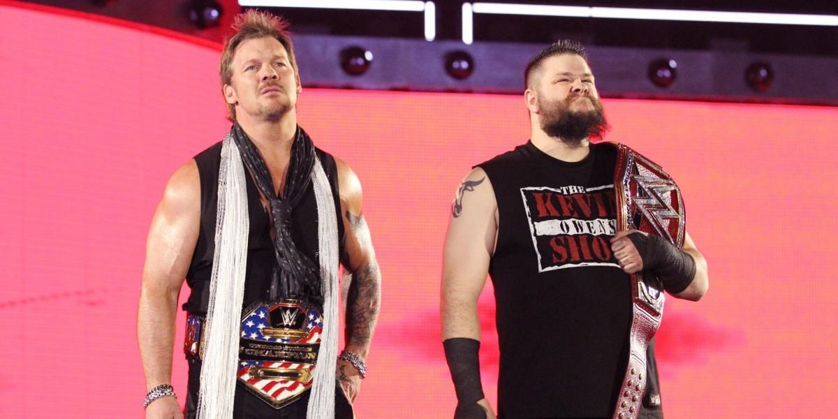 Kevin Owens & Chris Jericho Universal Champion & United States Champion Cropped