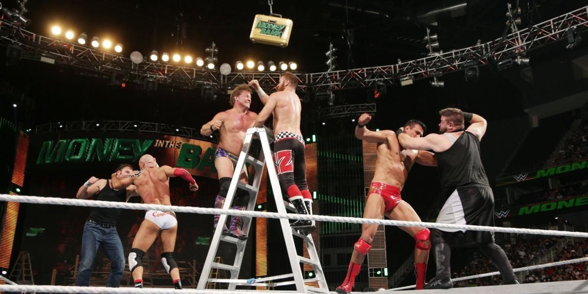 MITB Ladder Match Money In The Bank 2016 Cropped