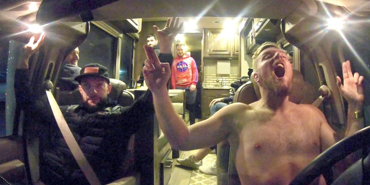 Pat McAfee doing a road trip Cropped