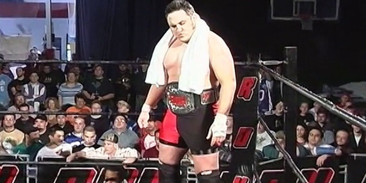 Samoa Joe as champion 