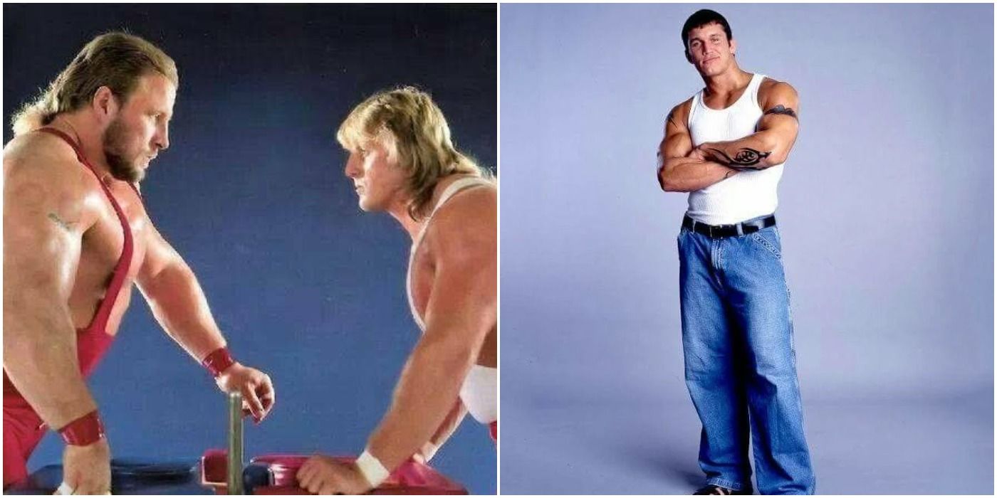 Scott Norton Arm Wrestling With Owen Hart & 9 More Of The Most Random Wrestling Pictures Ever