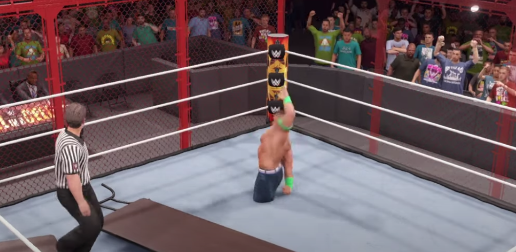 John Cena ring glitch