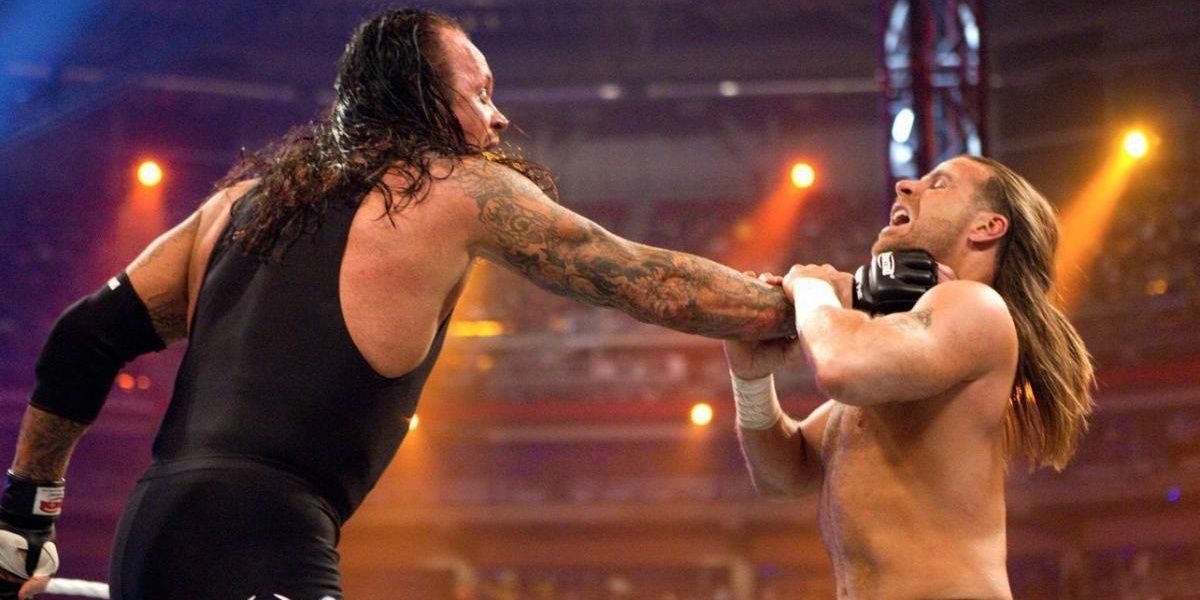 Shawn Michaels v The Undertaker WrestleMania 26 Cropped