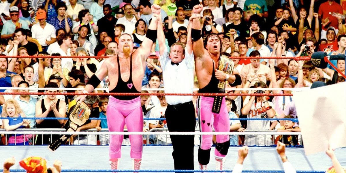 The Hart Foundation Tag Team Champions