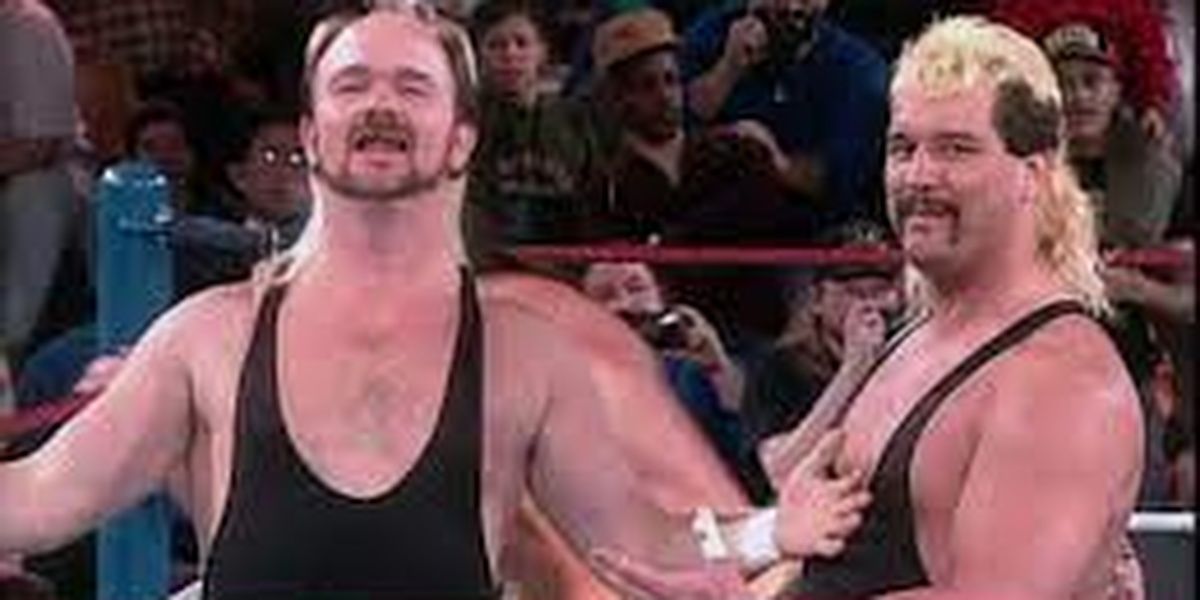 The Steiner Brothers v Duane Gill & Barry Hardy Raw March 1, 1993 Cropped