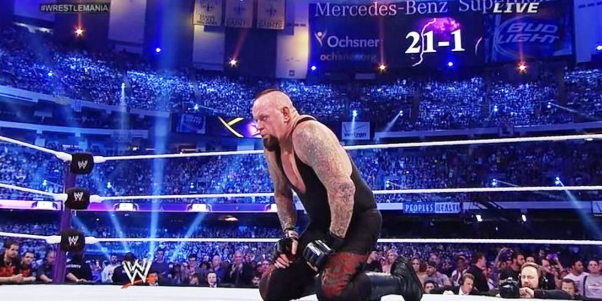 The Undertaker after his streak ended