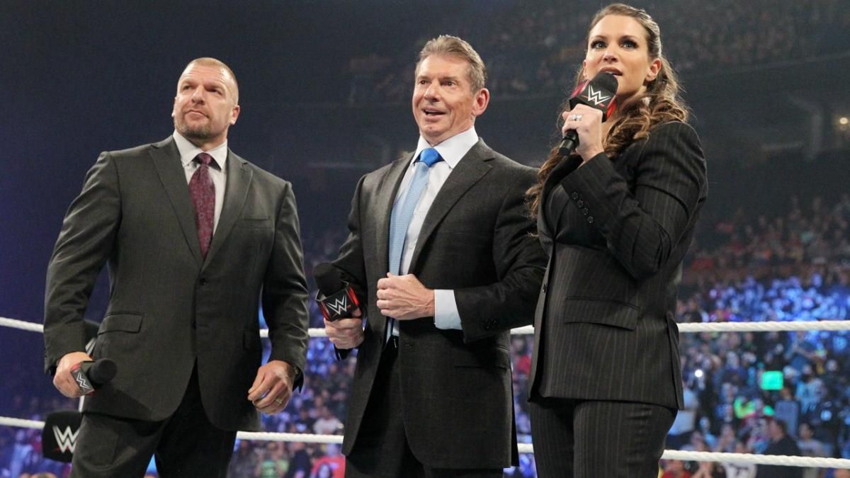 Triple H, Stephanie and Vince