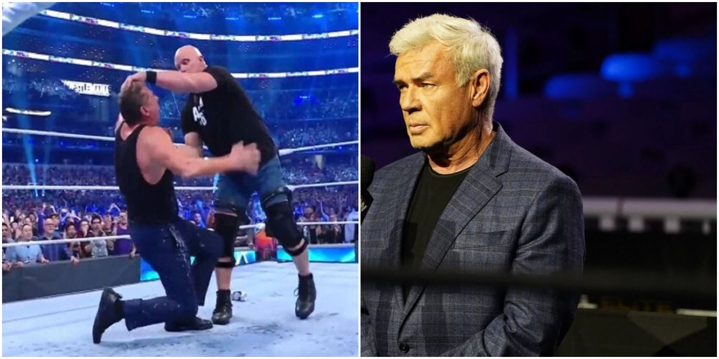 Vince McMahon botched Stunner and Eric Bischoff