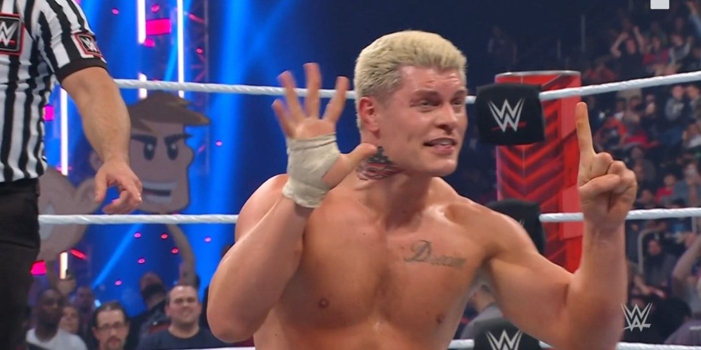 Cody Rhodes on the April 11 edition of WWE RAW