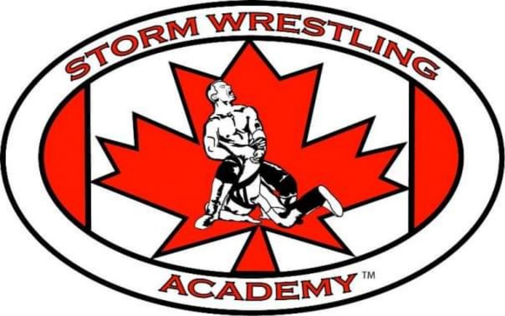 Logo for Lance Storm's school, the Storm Wrestling Academy