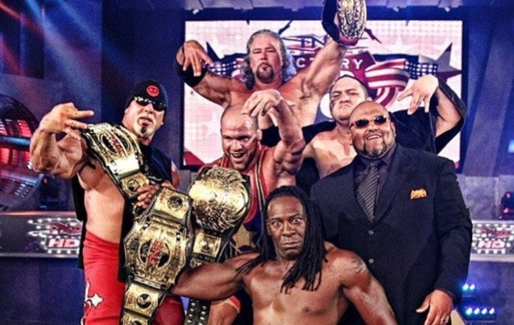 Impact Wrestling's Main Event Mafia with every men's championship