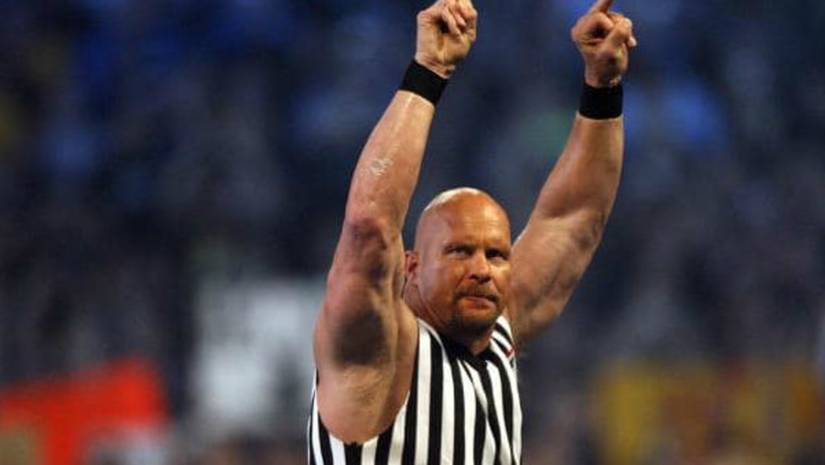 steve austin as referee