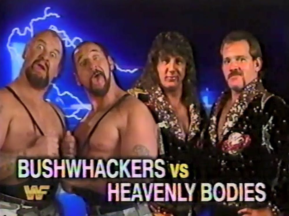 The Heavenly Bodies vs. The Bushwhackers (WrestleMania 10, 3/20/1994)
