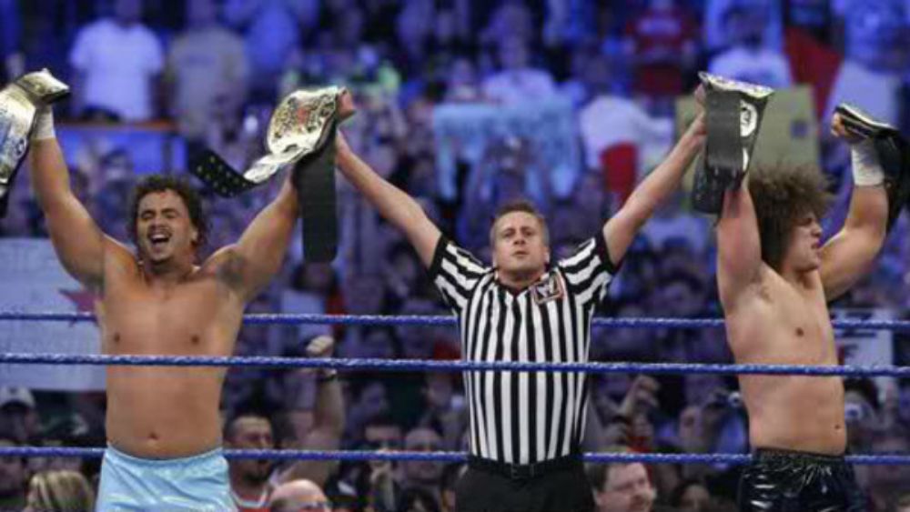 John Morrison & The Miz vs. Carlito & Primo (WrestleMania 25, 4/5/2009)