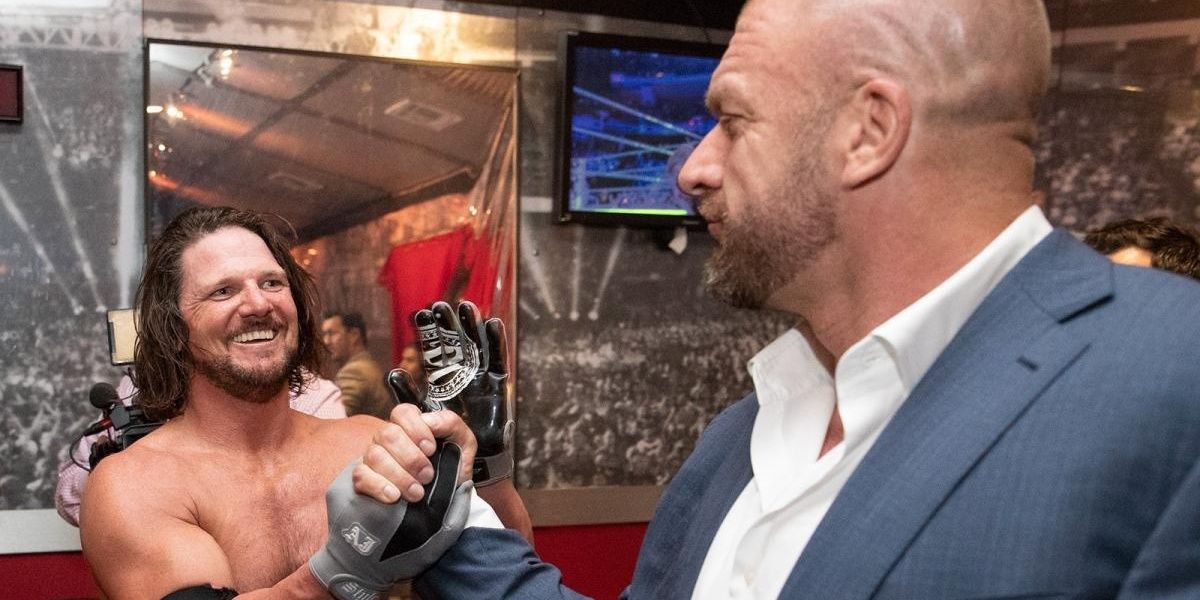 AJ Styles and Triple H 