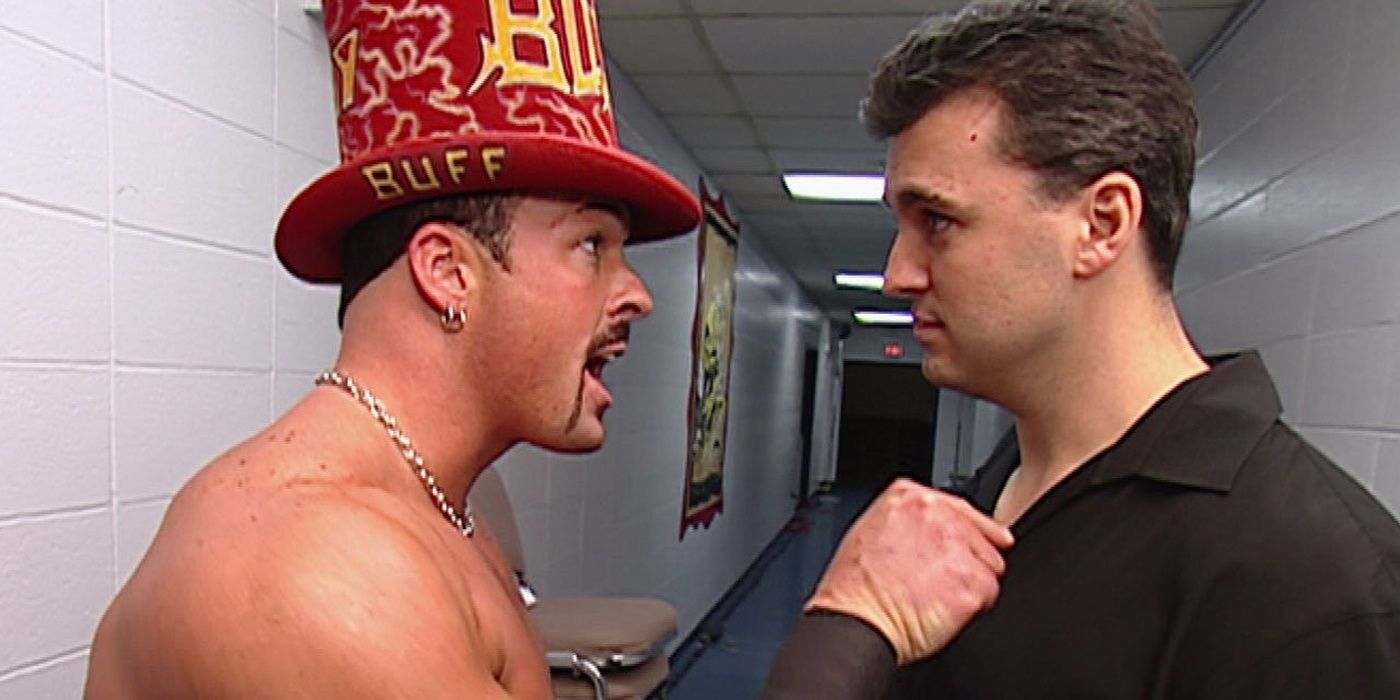 Buff Bagwell and Shane McMahon 