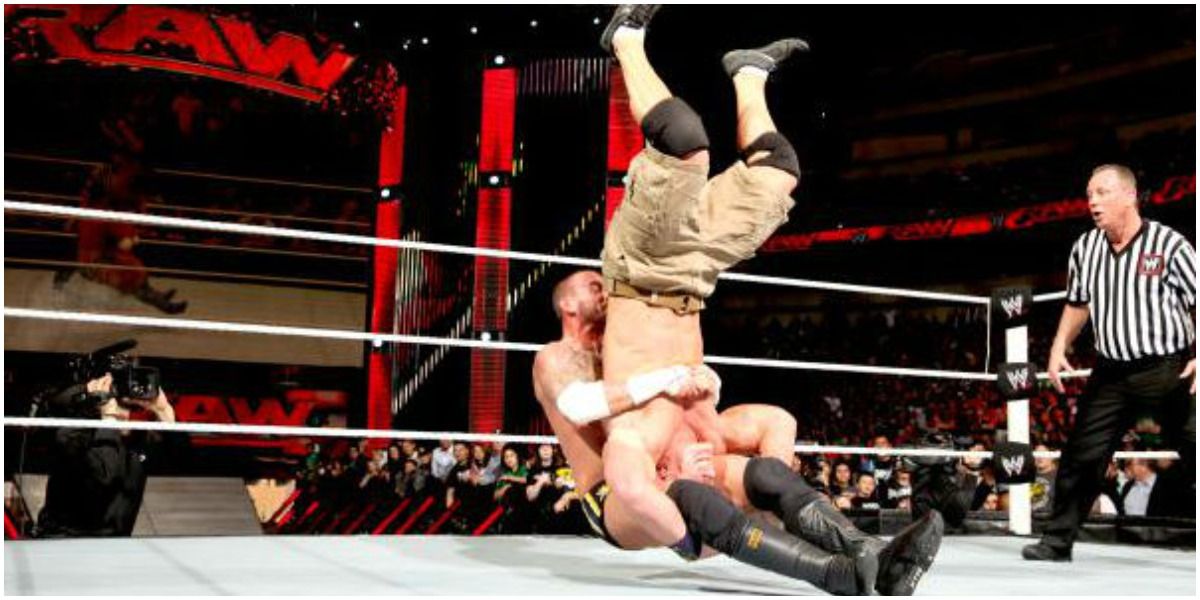 CM Punk piledrive John Cena