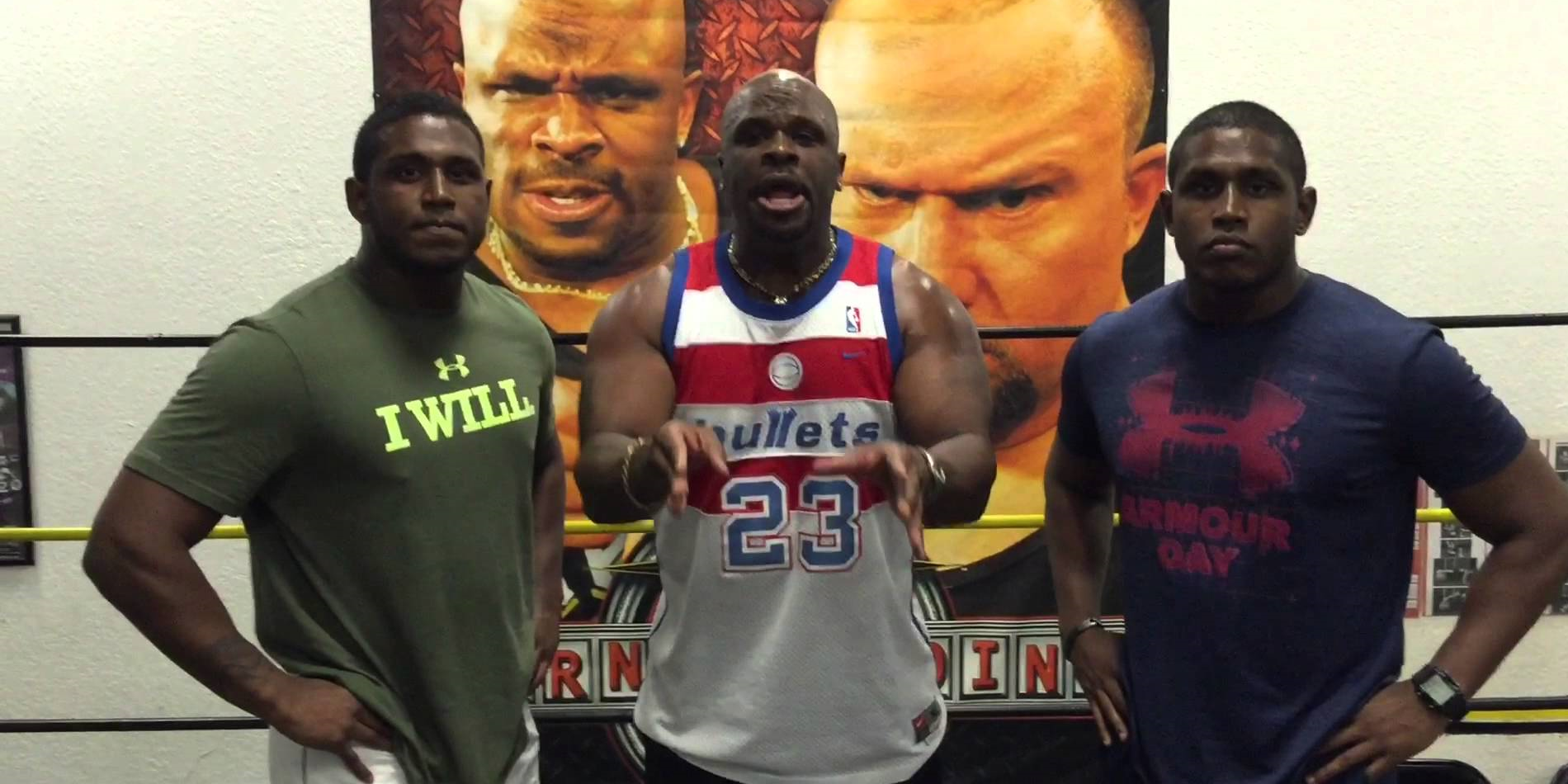 D-Von Dudley and his sons Cropped