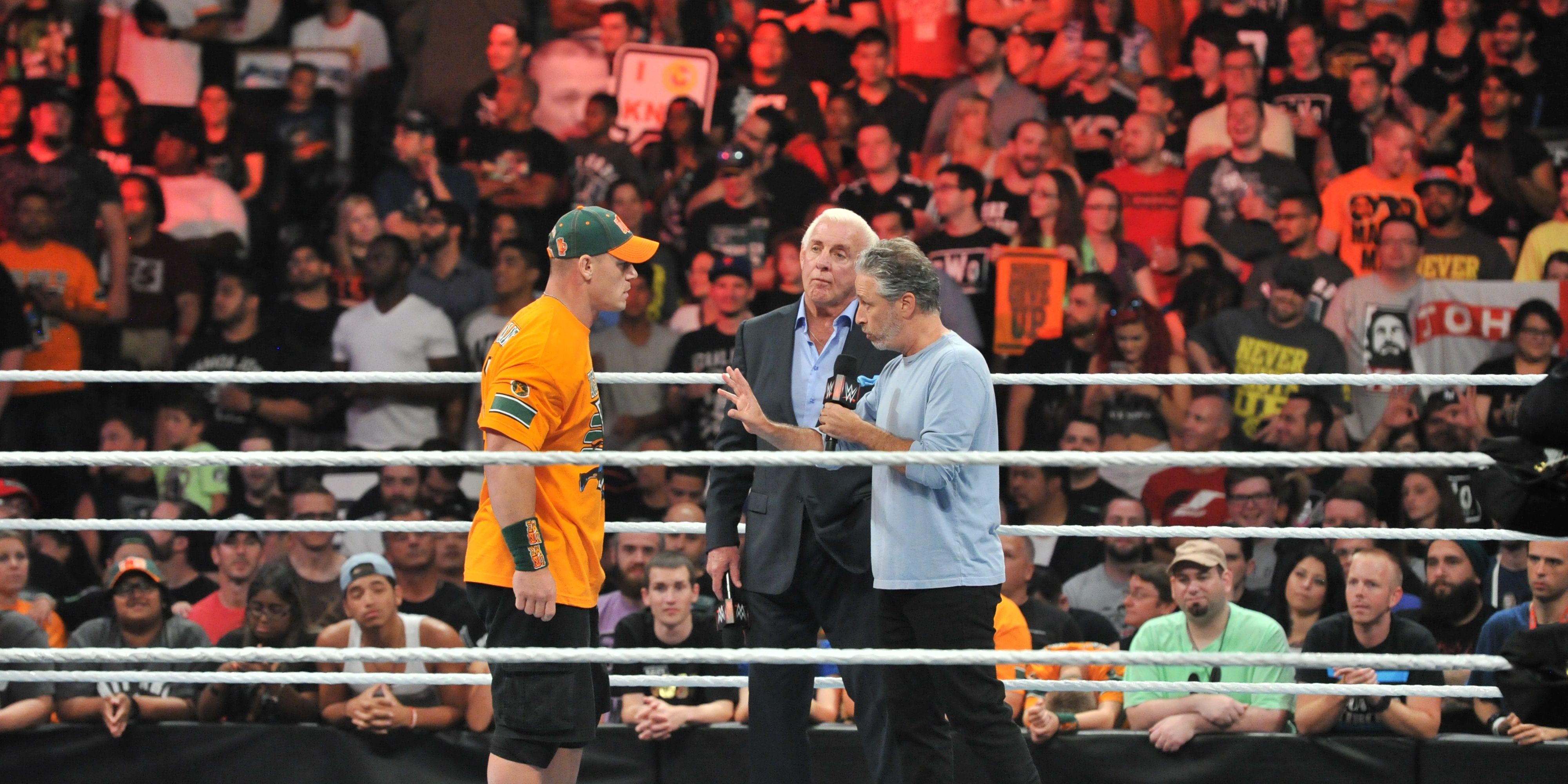 John Stewart and John Cena 