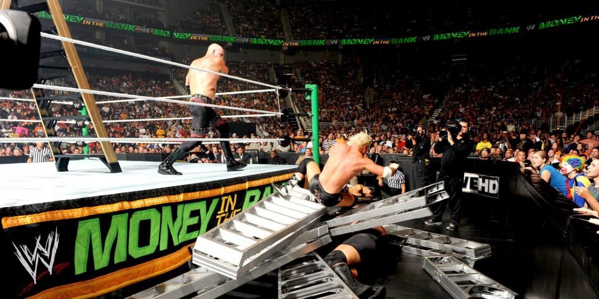 MITB ladder match Money in the Bank 2010 Cropped