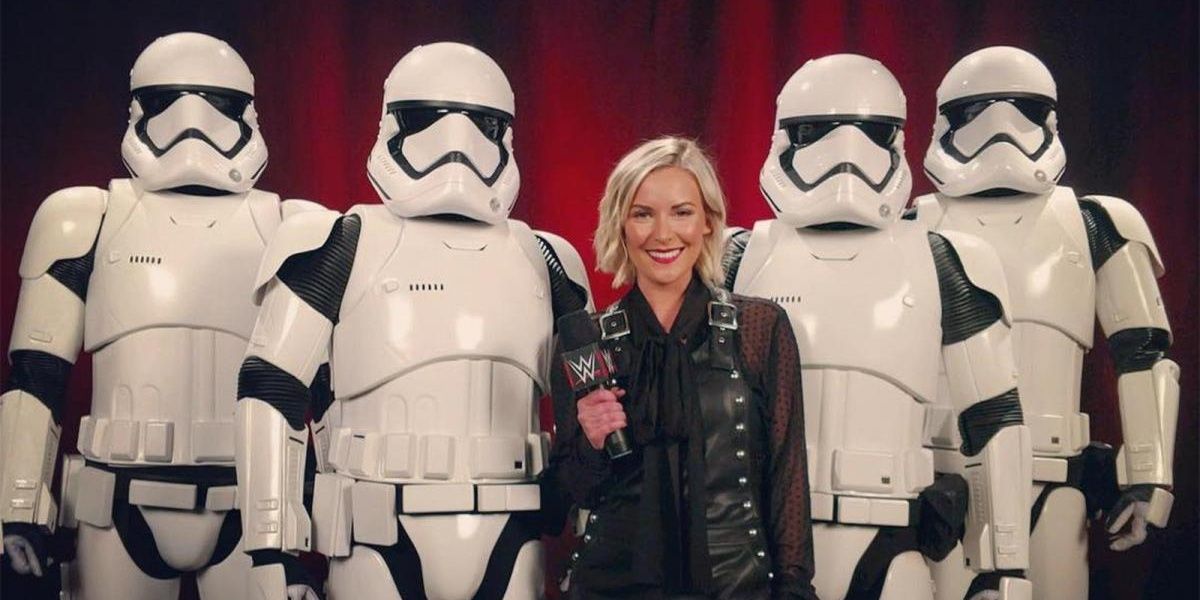 Renee Young and Stormstroopers 