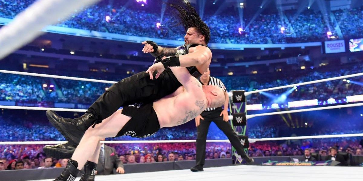 Roman Reigns v Brock Lesnar WrestleMania 34