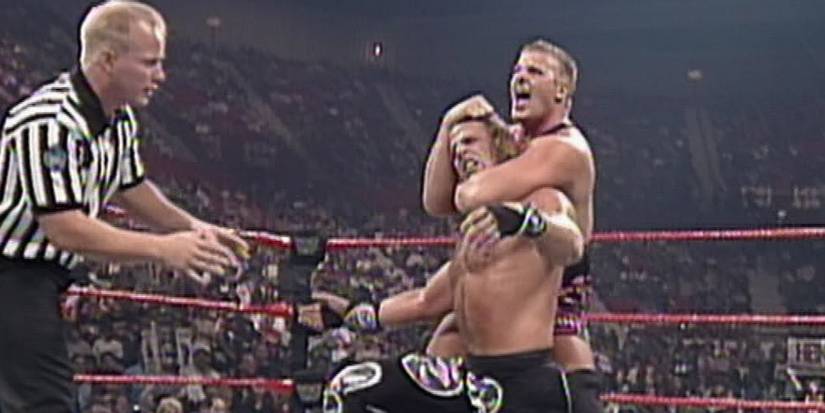 Shawn Michaels v Owen Hart Raw October 20, 1997 Cropped