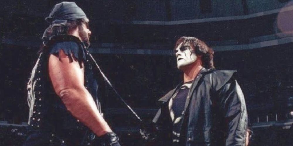 Sting Confronts Randy Savage