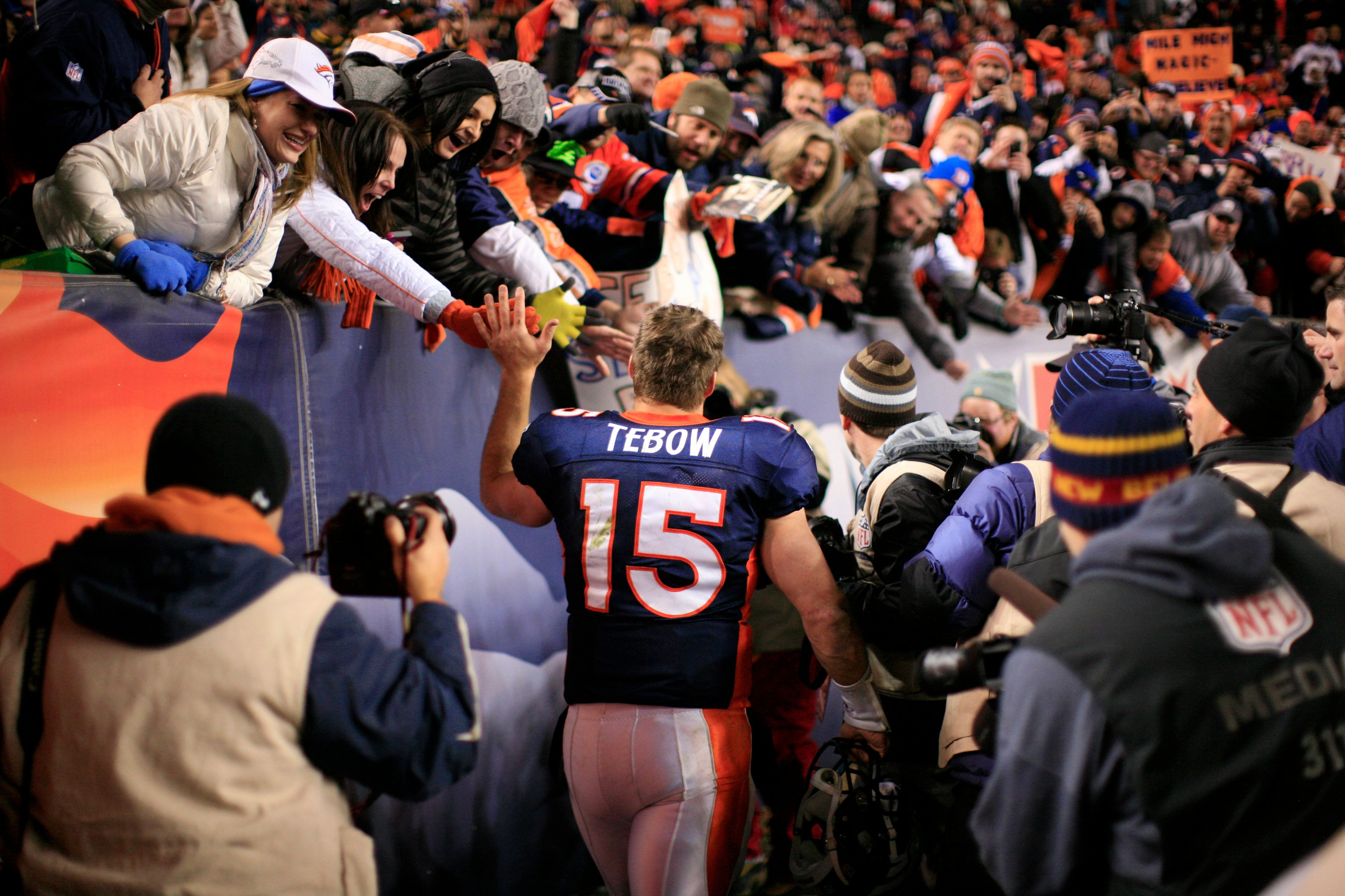 NFL: AFC Wild Card Playoff-Pittsburgh Steelers at Denver Broncos Tim Tebow
