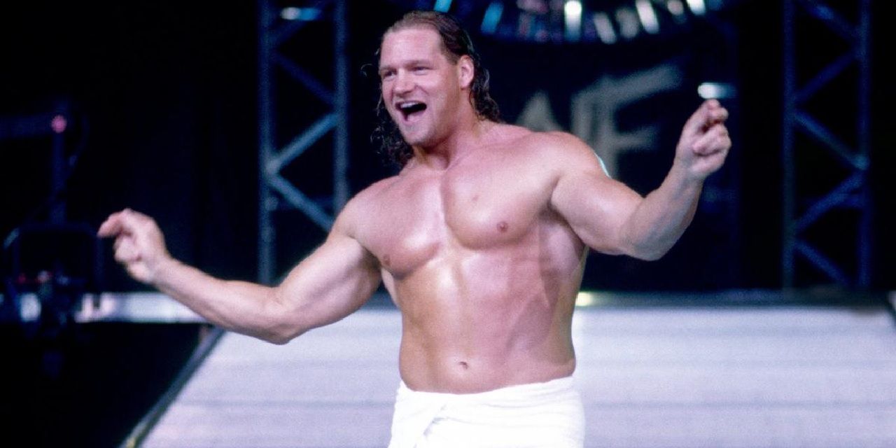 Val Venis in a towel