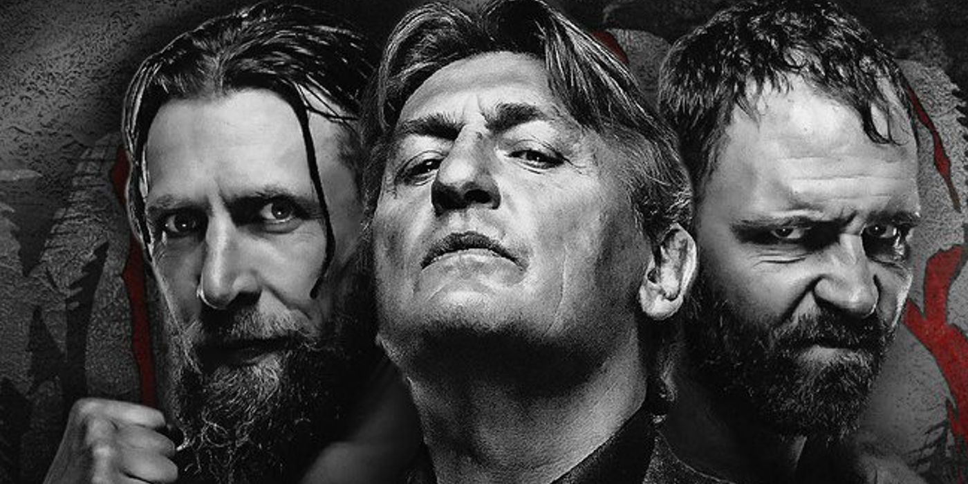 Blackpool Combat Club's Bryan Danielson, William Regal, and Jon Moxley in AEW