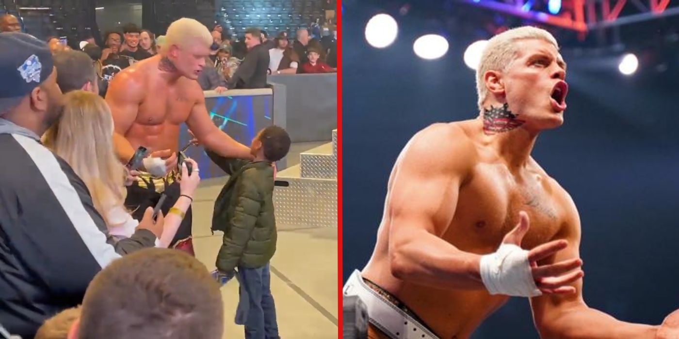 Young Fan Jumps Barricade After SmackDown, Confronts Cody Rhodes (VIDEO)