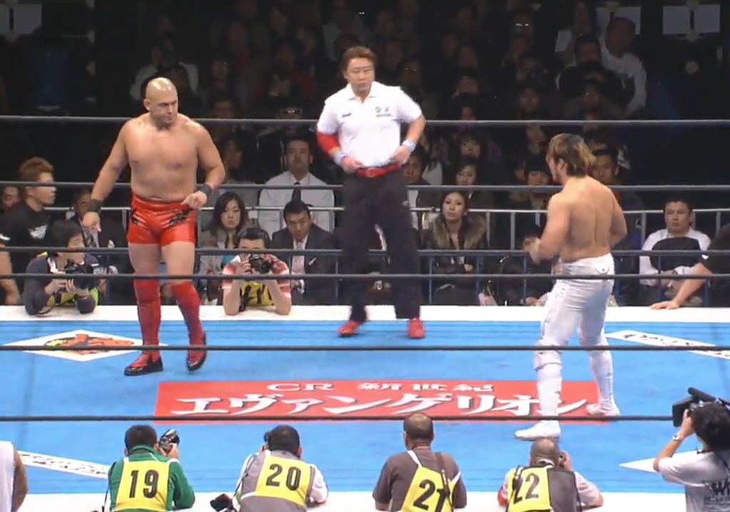 The first Wrestle Kingdom: Taiyo Kea vs. Hiroshi Tanahashi