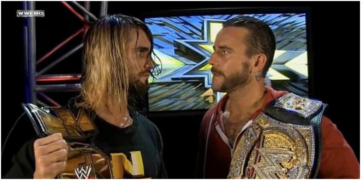 Rollins and CM Punk