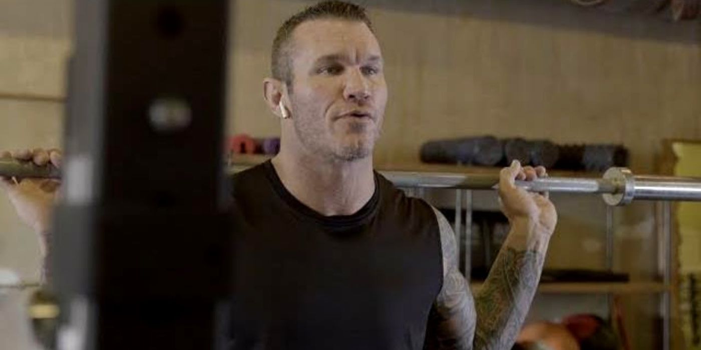 Randy Orton in the gym