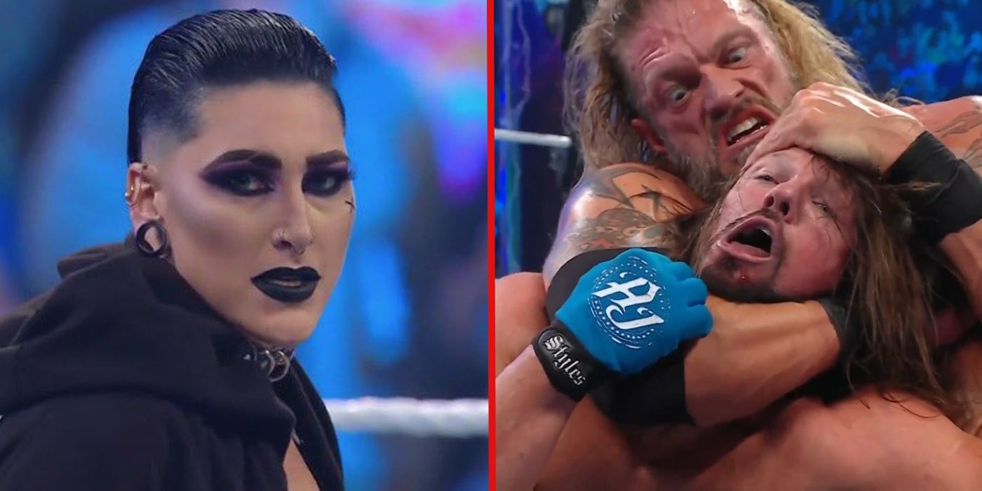 Rhea Ripley Helps Edge Defeat AJ Styles At WrestleMania Backlash, Joins ...