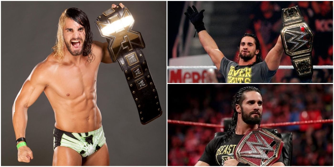 seth rollins as wwe, nxt and universal champion