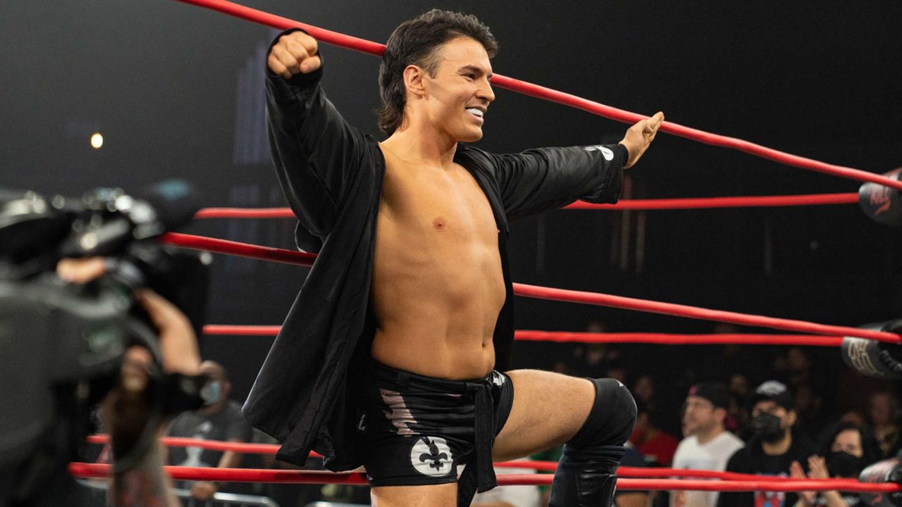 Speedball Mike Bailey making his entrance