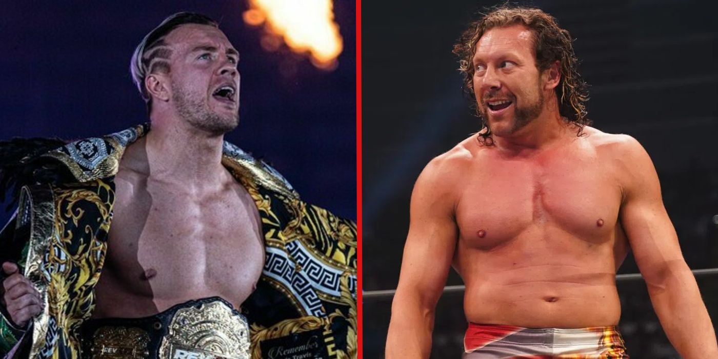 Will Ospreay in New Japan Pro Wrestling and Kenny Omega in AEW