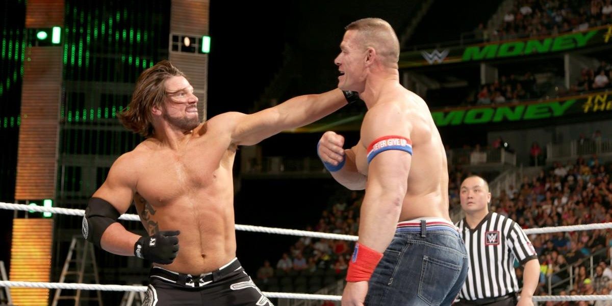 AJ Styles v John Cena Money in the Bank 2016 Cropped