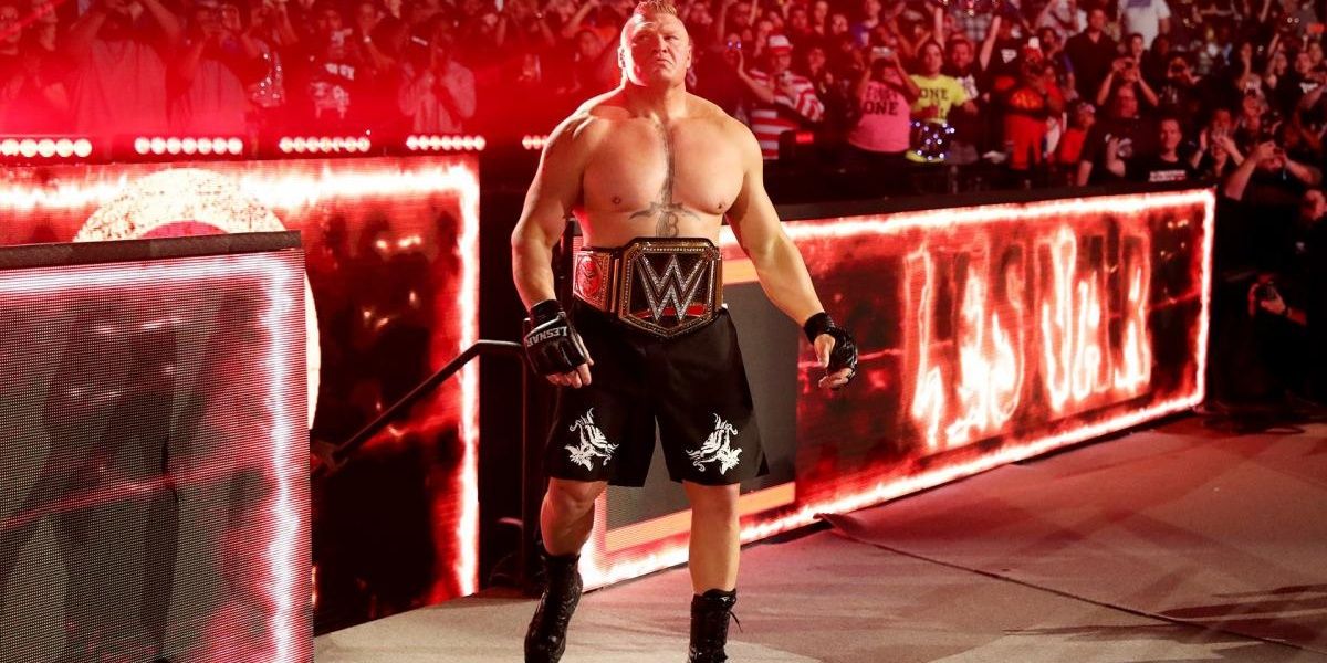 Brock Lesnar Royal Rumble 2020 WWE Champion Cropped