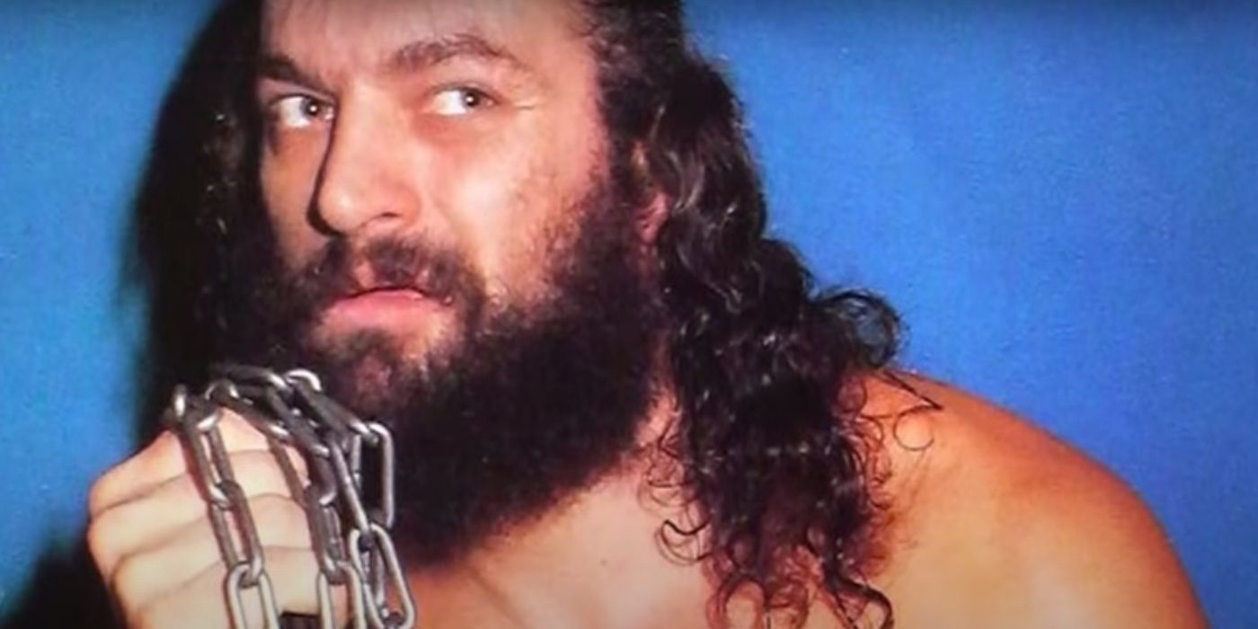 Bruiser Brody with a chain.
