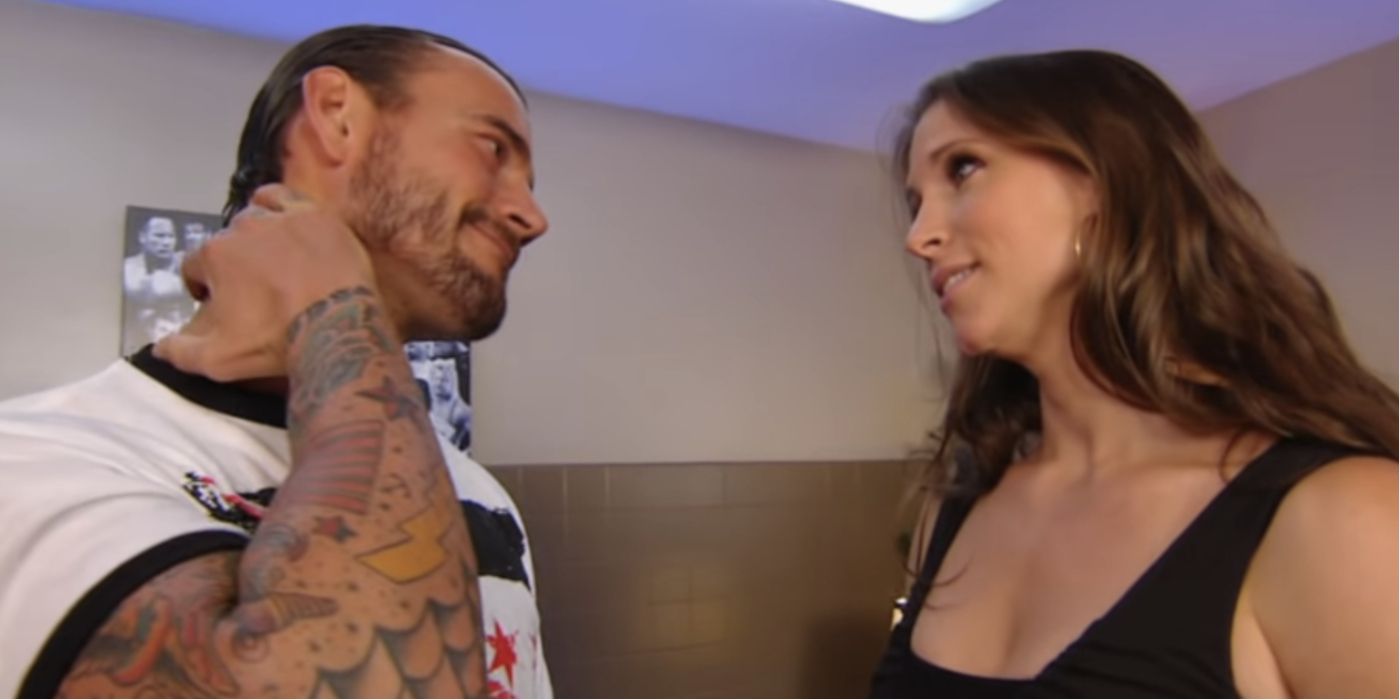 CM Punk y Stephanie McMahon