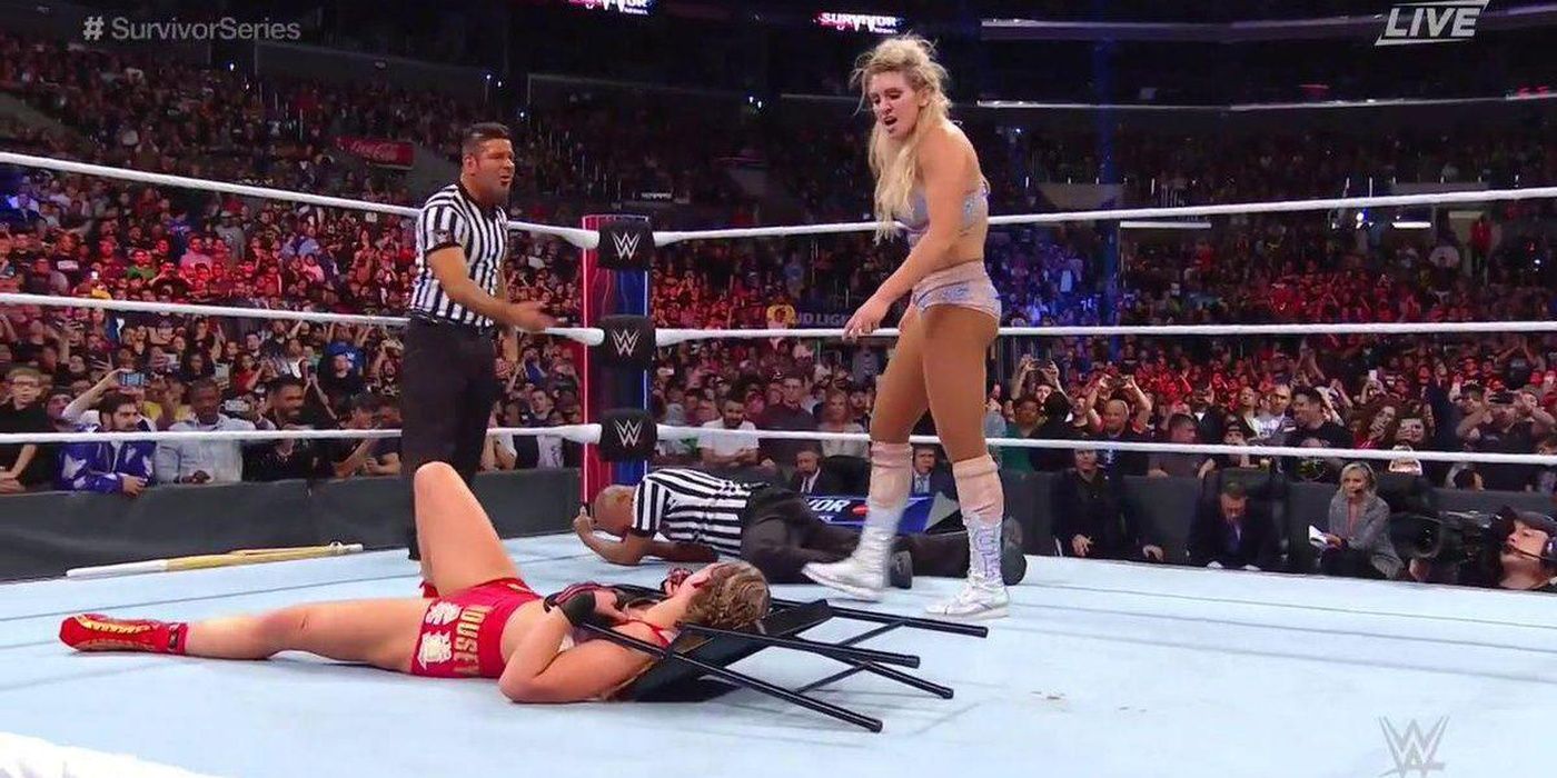 Charlotte Flair Vs Ronda Rousey Survivor Series 2018 