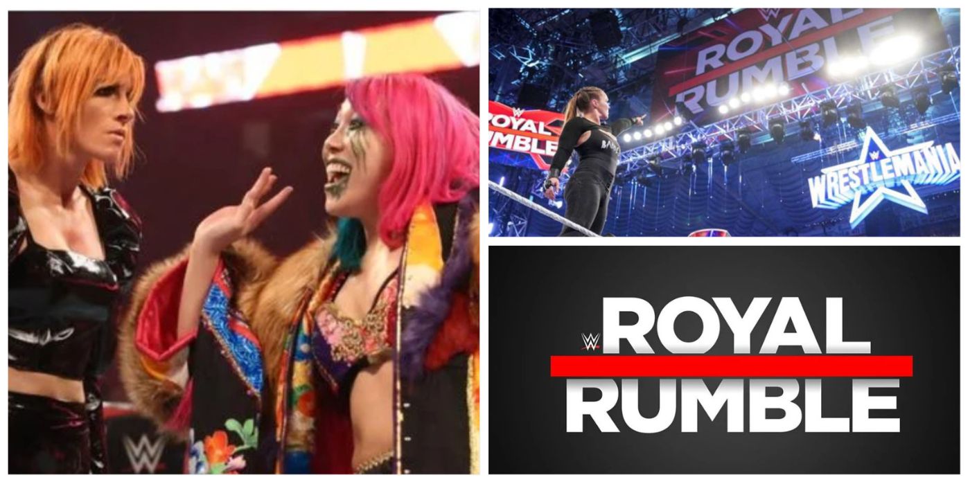 Becky Lynch Asuka Ronda Rousey Royal Rumble